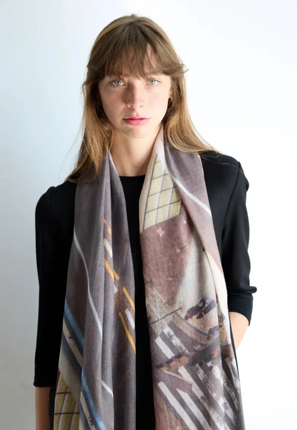 Sale Cross Roads - Skinny Wool Scarf Women Scarves | Scarves