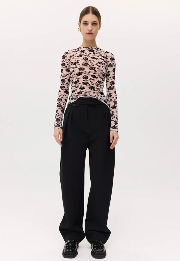 Outlet Darvos Top - Powder & Black Women Tops & Tees