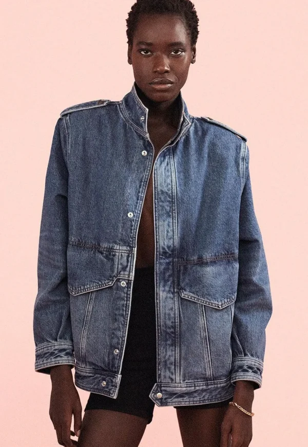 Best Denim Power Jacket - Luxor Women Denim | Blazers & Jackets