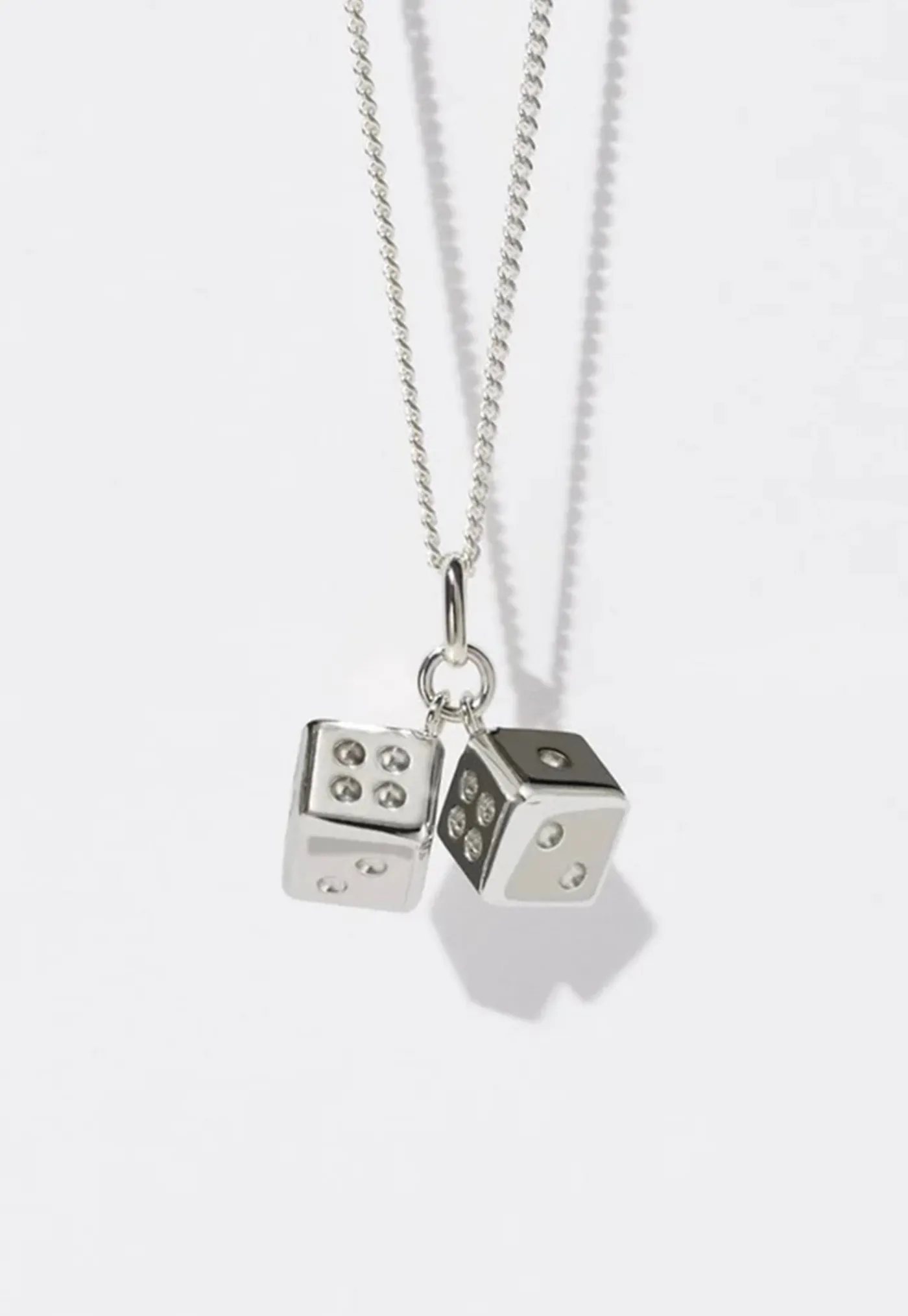 dice_charm_necklace_0.webp Outlet Dice Charm Necklace Women Jewellery | Jewellery