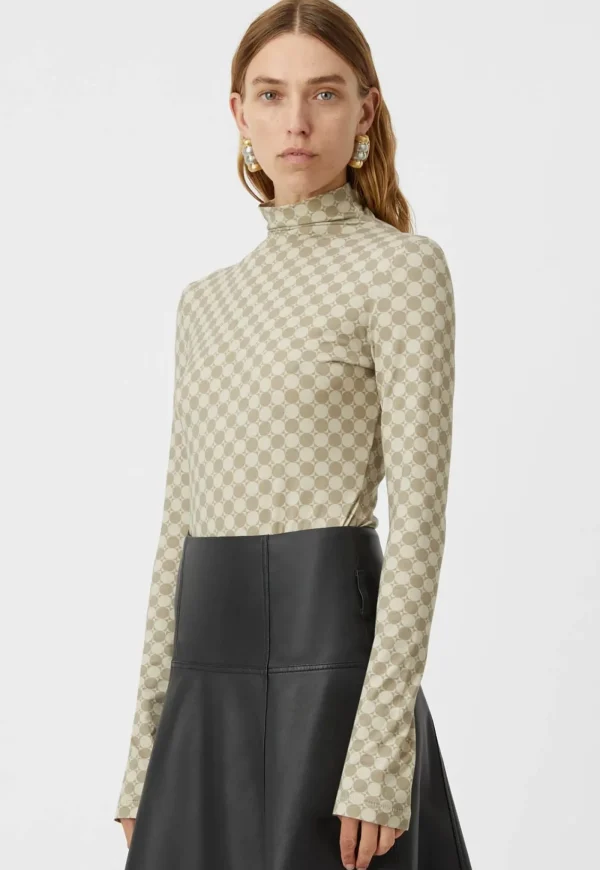 Discount Dionne Top - Taupe Print Women Tops & Tees