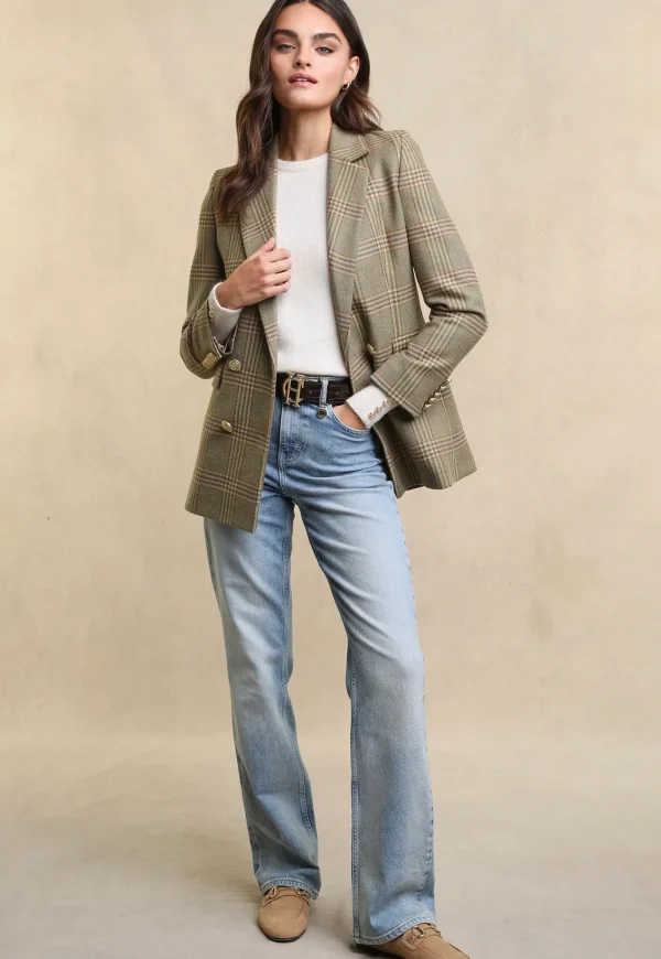 Fashion Double Breasted Blazer - Leveret Women Blazers & Jackets