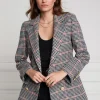 Fashion Double Breasted Blazer - Oyster Catcher Women Blazers & Jackets