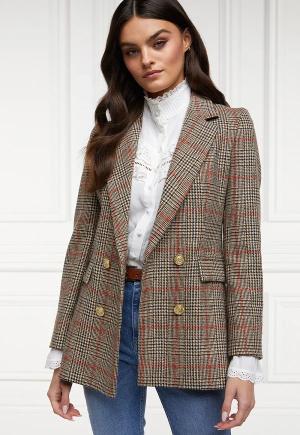 Clearance Double Breasted Blazer - Orange Windsor Women Blazers & Jackets