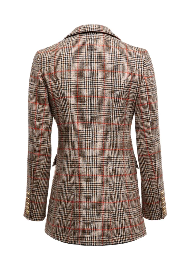 Clearance Double Breasted Blazer - Orange Windsor Women Blazers & Jackets