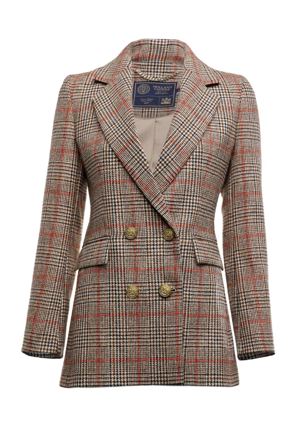 Clearance Double Breasted Blazer - Orange Windsor Women Blazers & Jackets