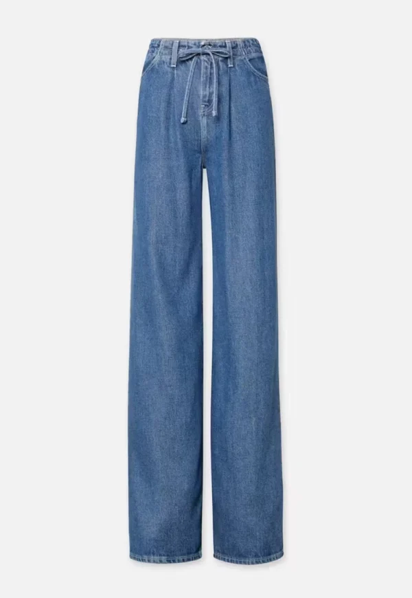 Hot Drawstring Wide Leg Pant - Ghost Women Pants