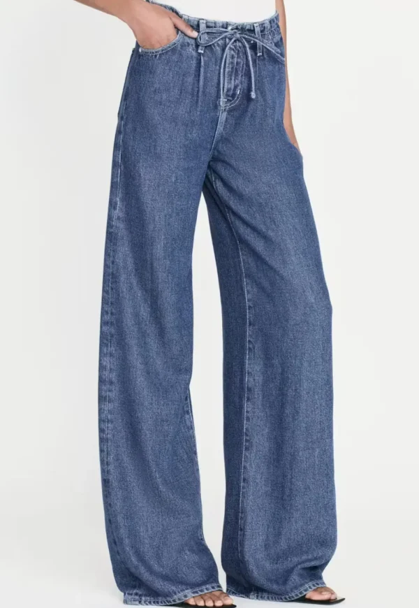 Hot Drawstring Wide Leg Pant - Ghost Women Pants