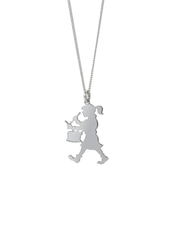 Clearance Drummer Girl Necklace Women Jewellery | Jewellery