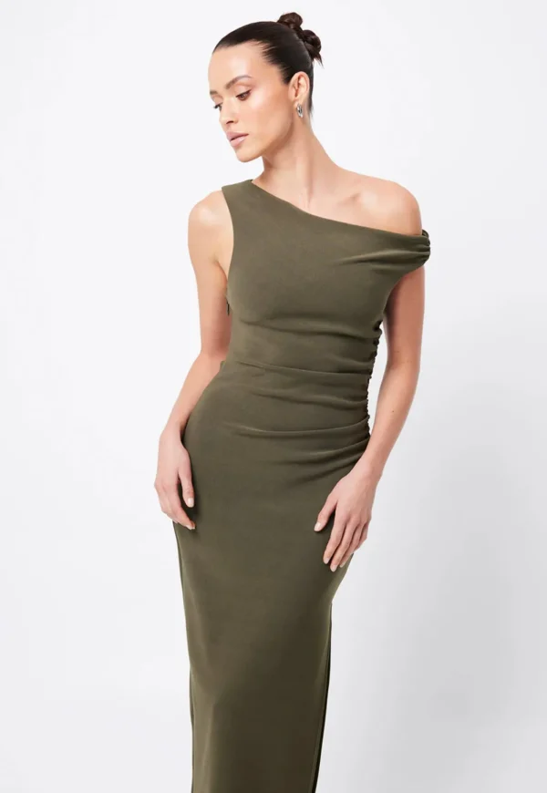 Clearance Elated Dress - Khaki Women Dresses