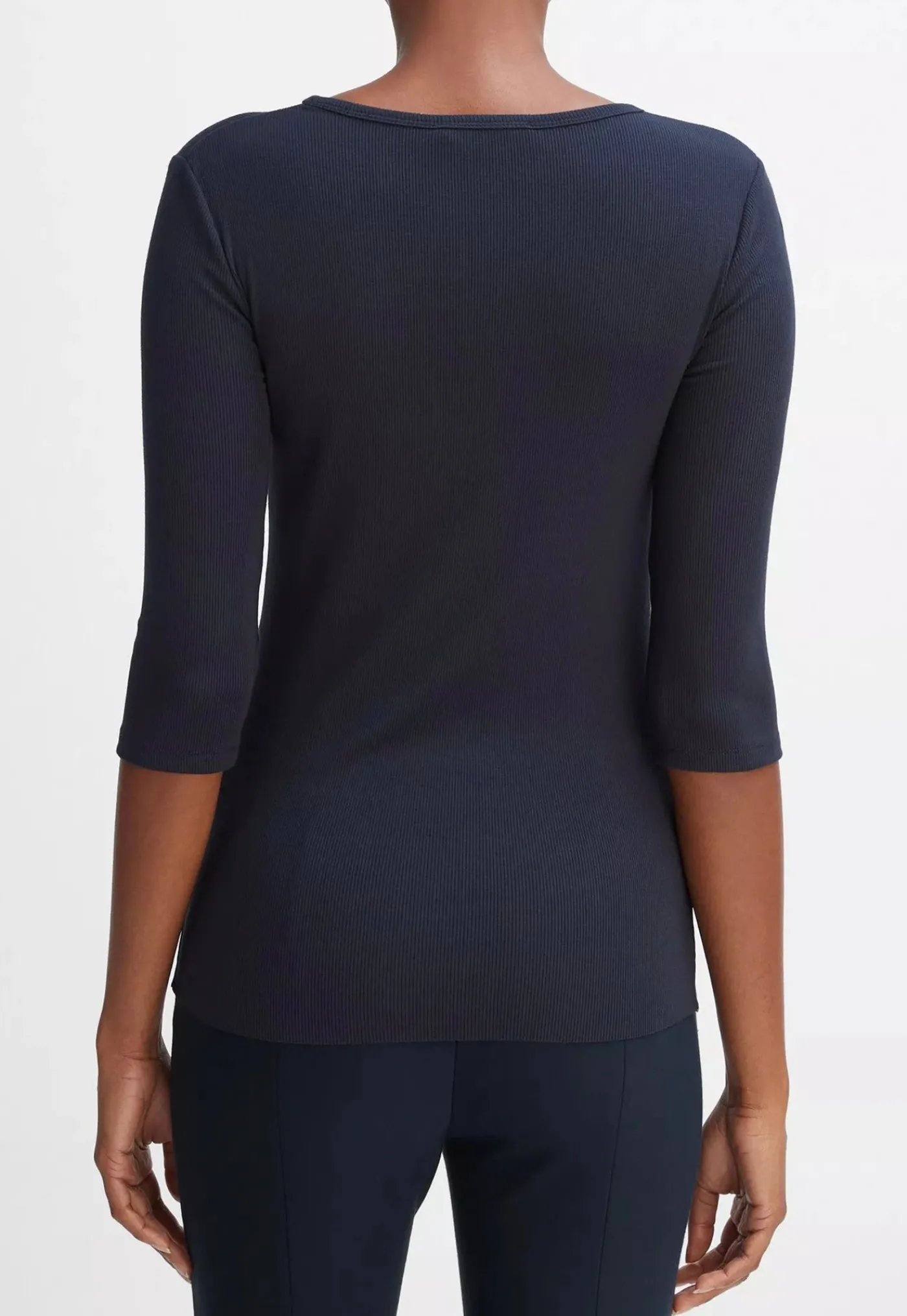 elbow_sleeve_crew__coasta_3.webp Hot Elbow Sleeve Crew - Coastal Blue Women Tops & Tees