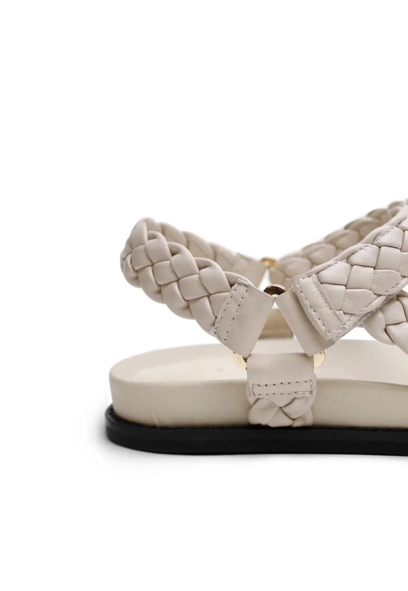 elke_braided_sandal__oyst_5.webp Outlet Elke Braided Sandal - Oyster Women Footwear | Slides & Sandals