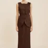 Clearance Emma Pencil Skirt - Chocolate Women Skirts