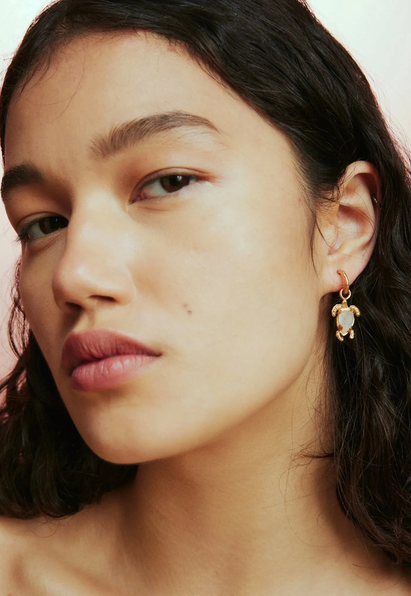 encanto_turtle_drop_earri_3.webp Discount Encanto Turtle Drop Earrings - Gold Women Jewellery | Jewellery