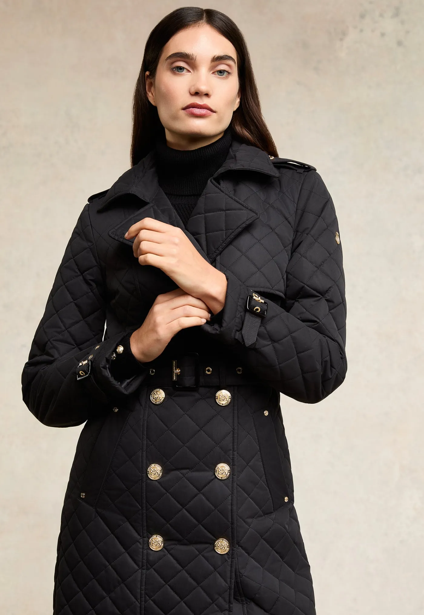 enstone_quilted_trench_co_3.webp Best Enstone Quilted Trench Coat Full Length - Black Women Coats