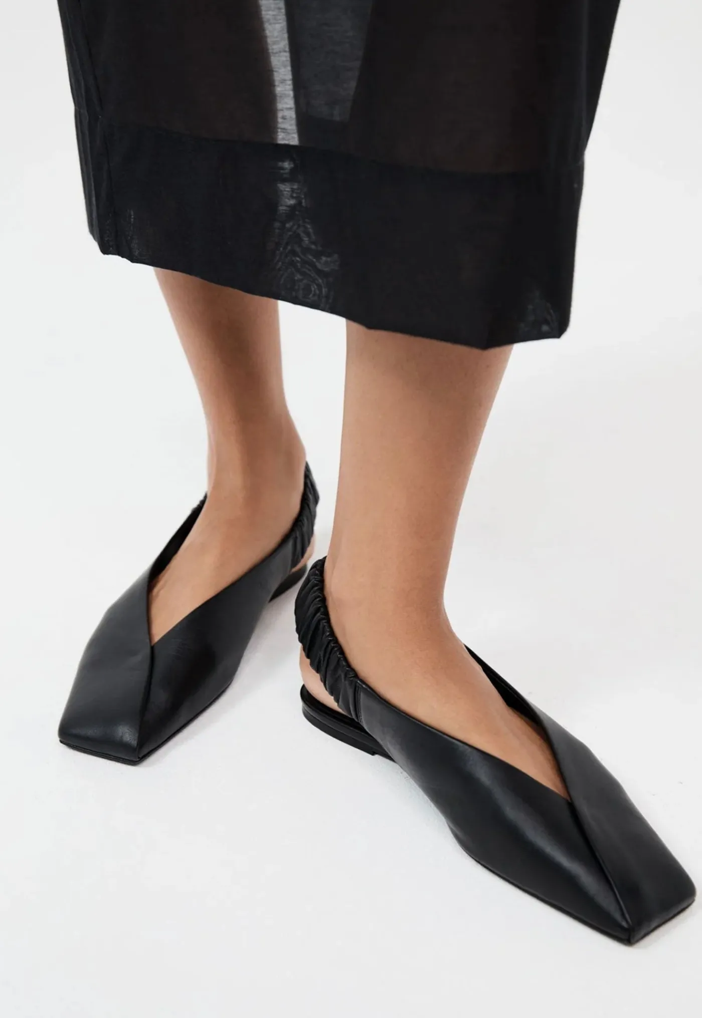 envelope_sling_back_flat__3.webp Fashion Envelope Sling Back Flat - Black Women Footwear | Flats