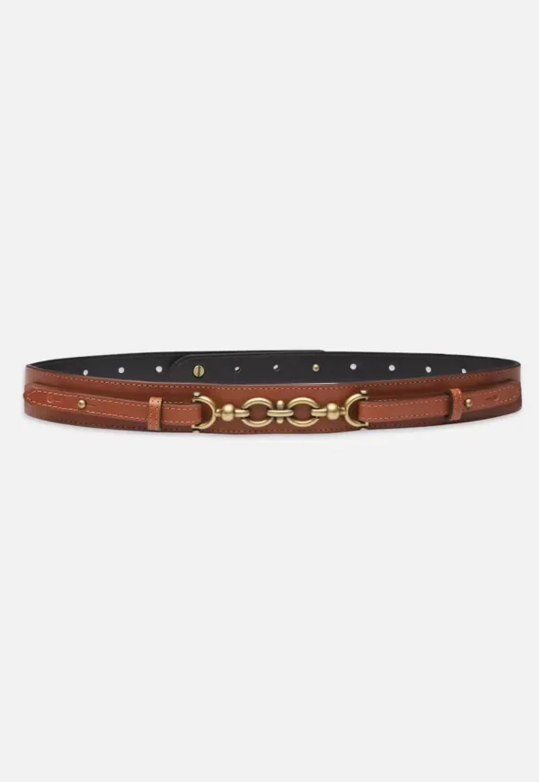 Outlet Equestrian Belt - Cognac Women Belts | Belts