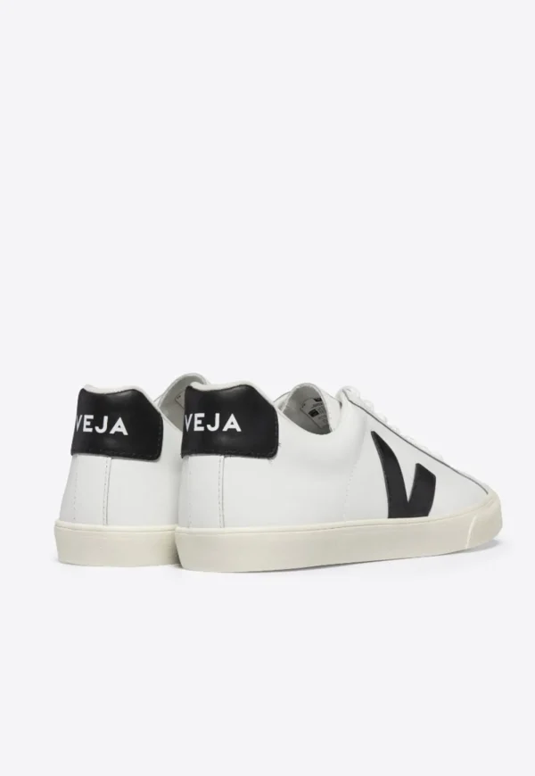 New Esplar Leather - Extra White/Black Women Footwear | Sneakers