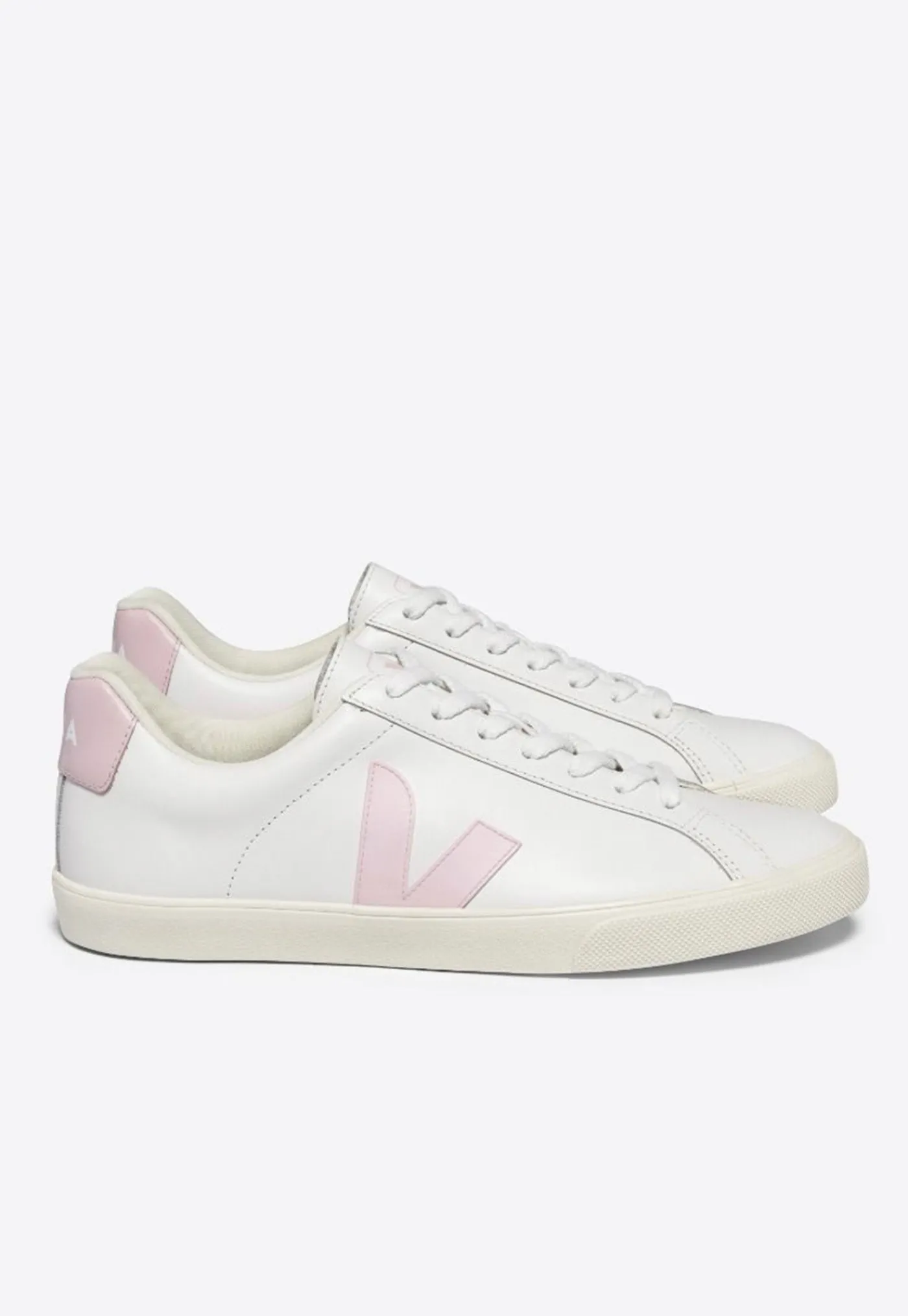 esplar_leather_logo__extr_1-1.webp New Esplar Leather Logo - Extra White/Petale Women Footwear | Sneakers