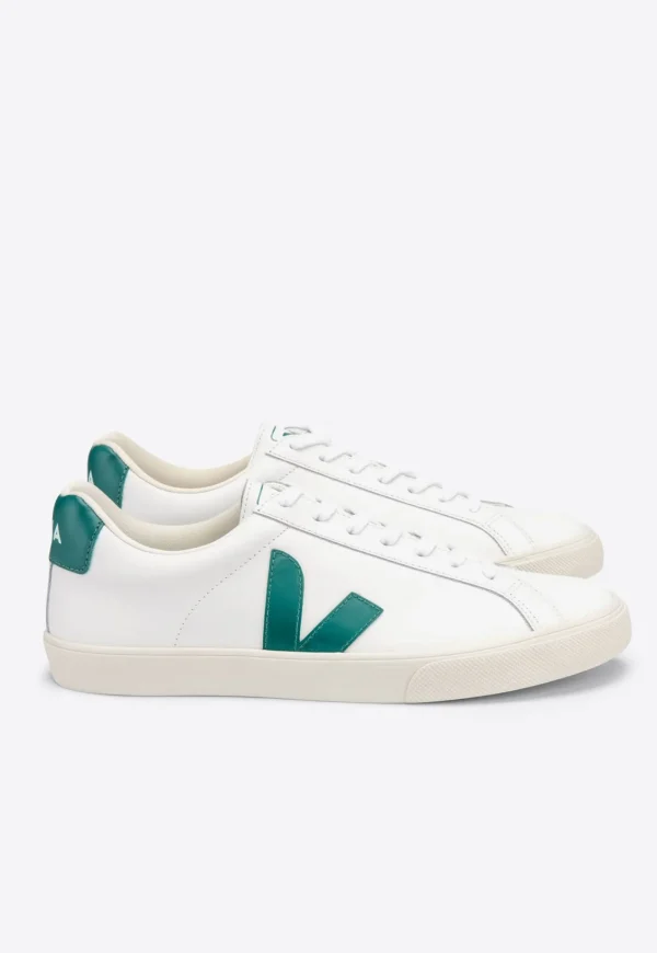 Outlet Esplar Leather Logo - Extra White/Brittany Women Footwear | Sneakers