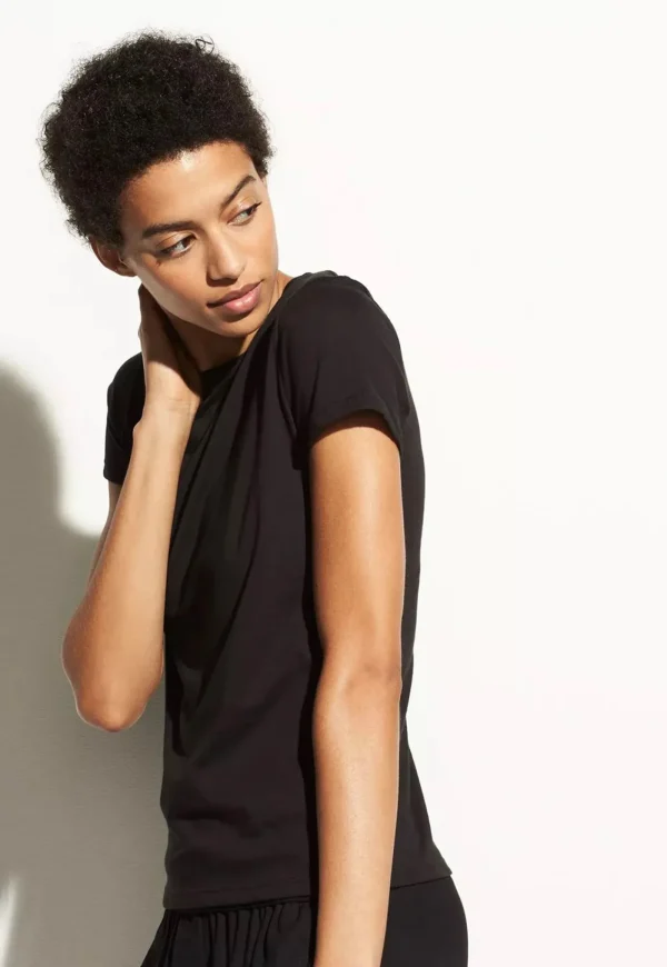 Discount Essential Crew - Black Women Tops & Tees