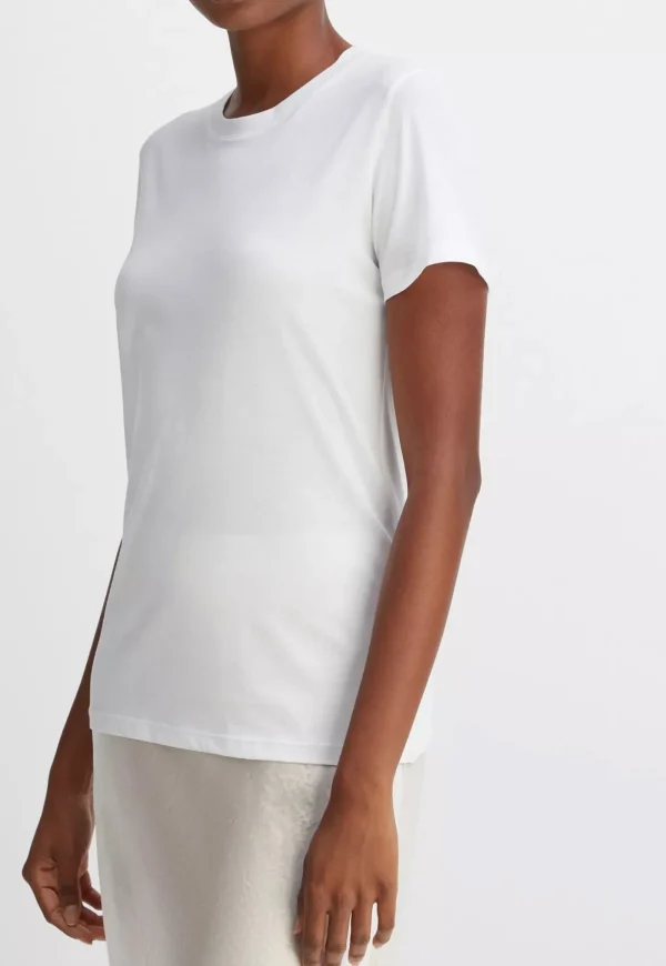 Hot Essential Crew - Optic White Women Tops & Tees