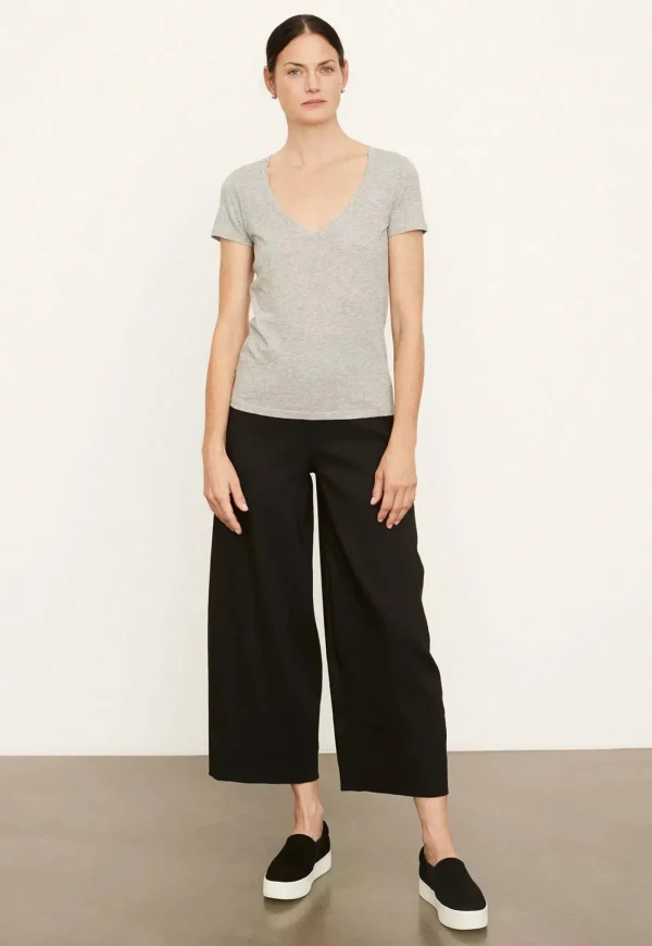 Online Essential V-Neck - Grey Women Tops & Tees