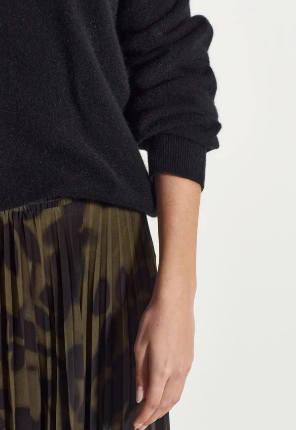 Clearance Evelyn Pleat Skirt - Midnight Flora Women Skirts