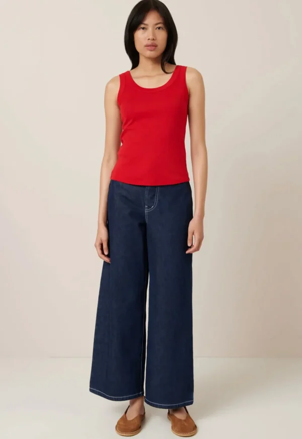 Online Everyday Singlet - Red Women Tops & Tees