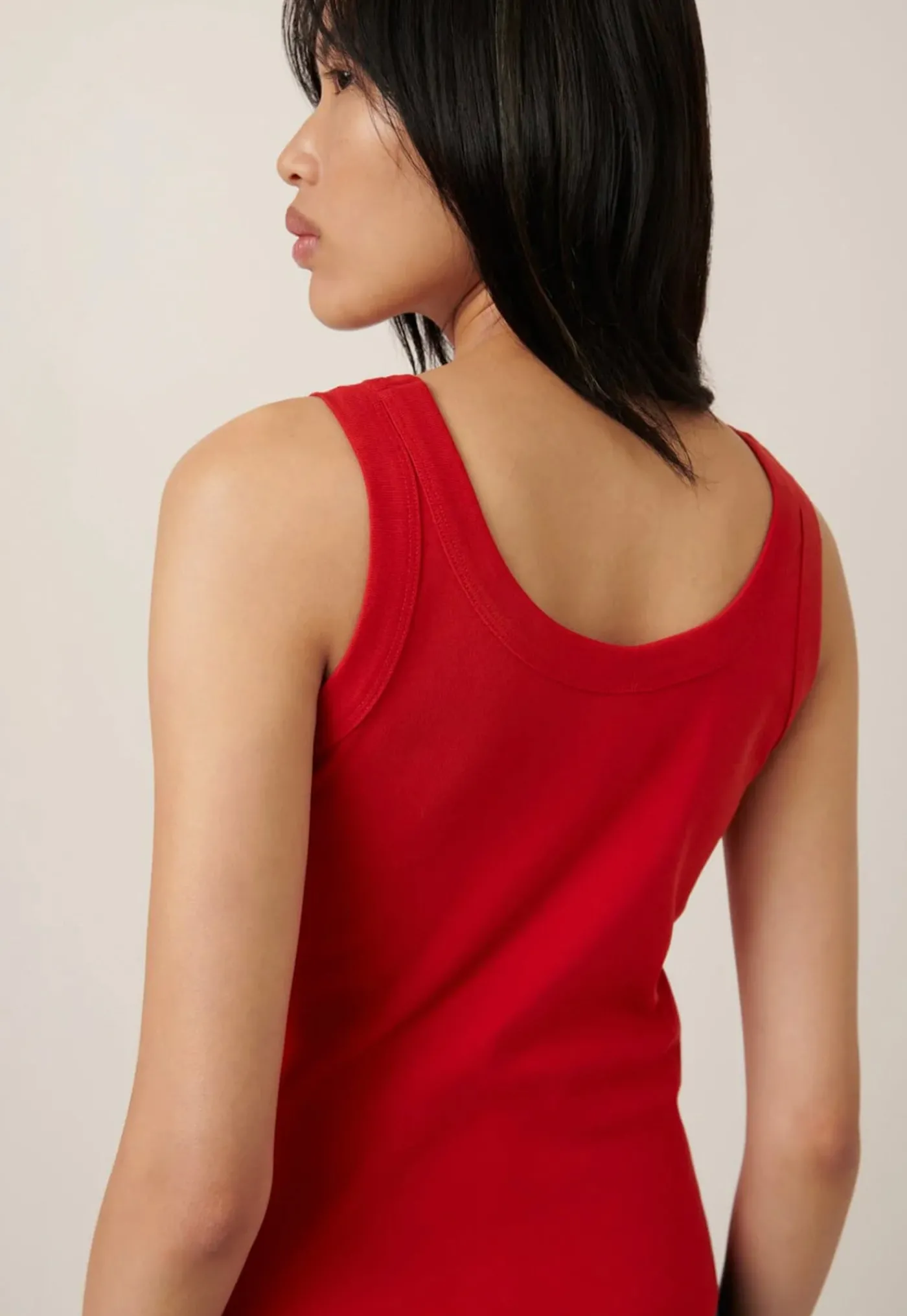 everyday_singlet__red_3.webp Online Everyday Singlet - Red Women Tops & Tees