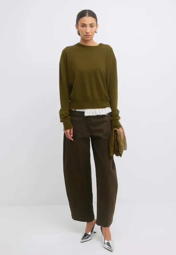 Online Faron Jumper - Olive Women Knitwear