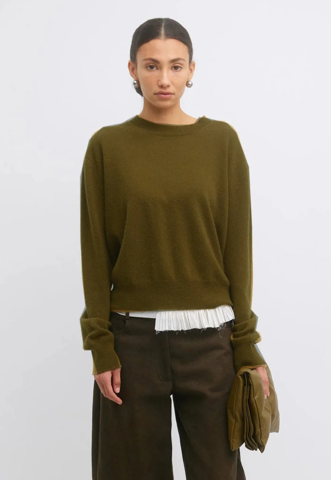 faron_jumper__olive_1.webp Online Faron Jumper - Olive Women Knitwear