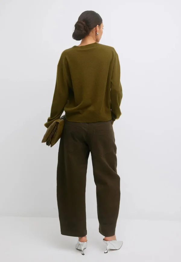 Online Faron Jumper - Olive Women Knitwear