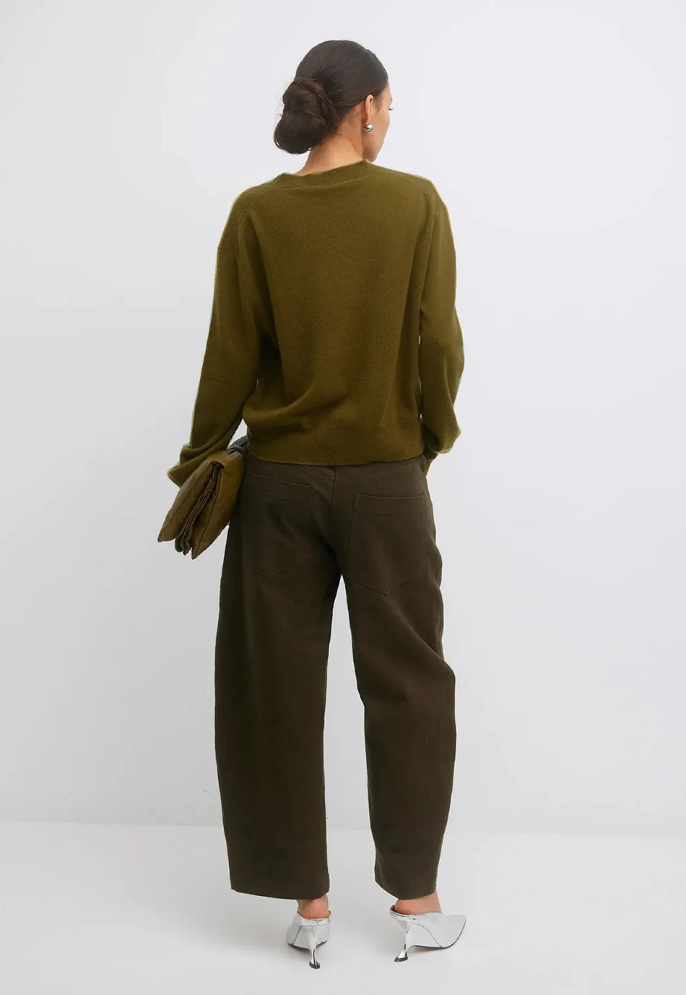 faron_jumper__olive_3.webp Online Faron Jumper - Olive Women Knitwear