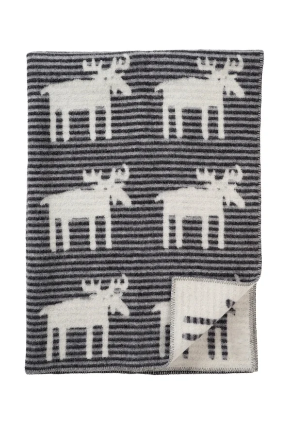 Sale Felted Blanket - Moose Stripes Cushions & Throws