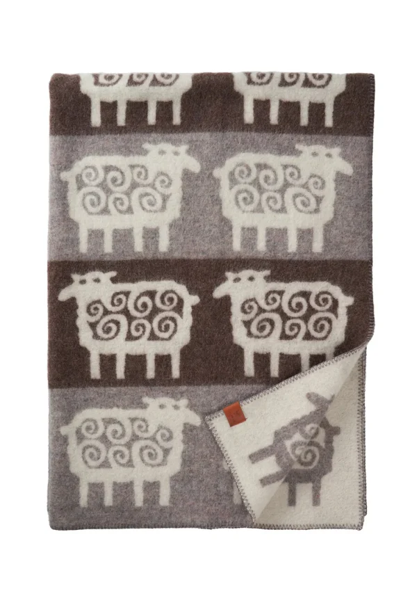 Clearance Felted Blanket - Sheep Stripe Cushions & Throws