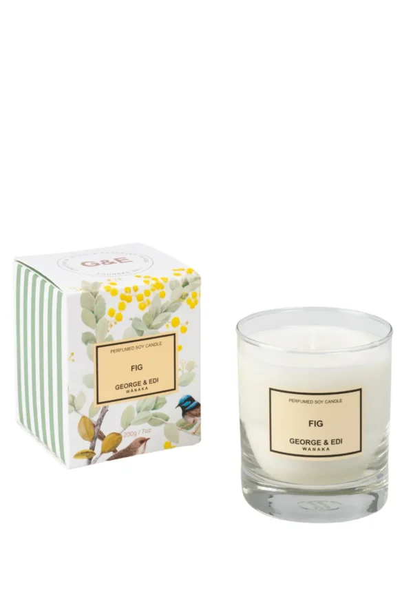 Sale Fig Perfumed Soy Candle Candles