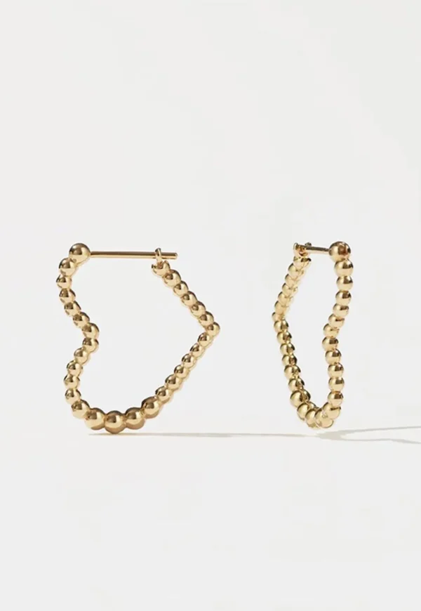 Online Fizzy Heart Hoops Women Jewellery | Jewellery