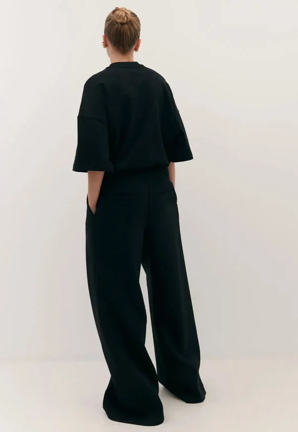 Best Flared Abel Trouser - Black Women Pants