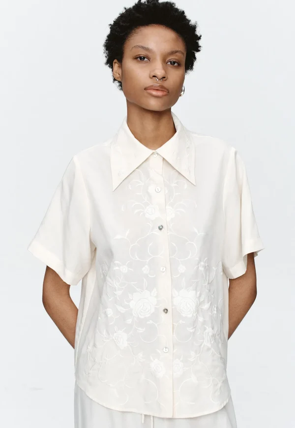 Fashion Francis Shirt - Ivory Women Tops & Tees