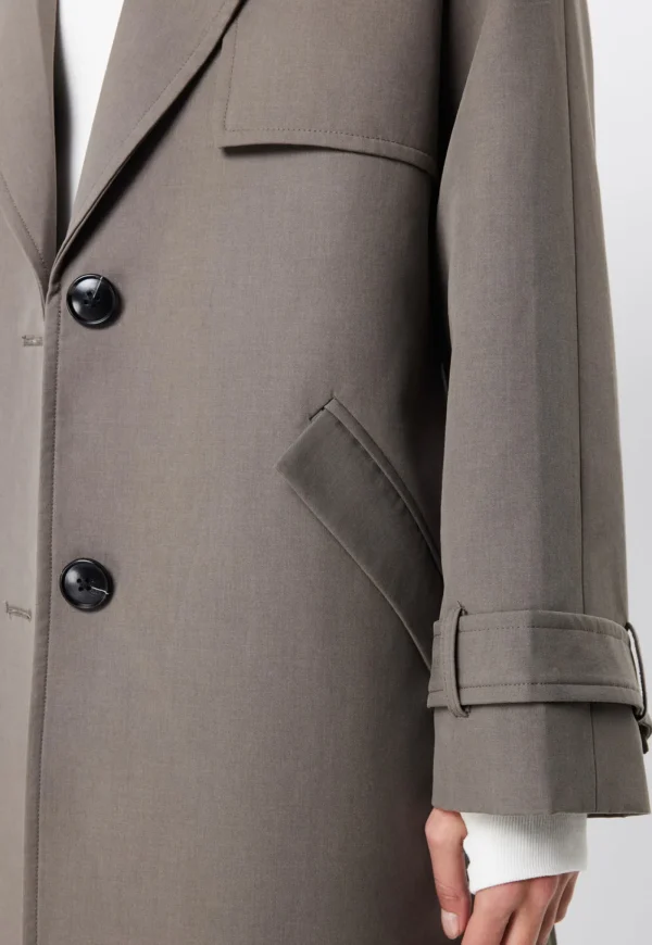 Online Franklin Trench Coat - Charcoal Women Coats