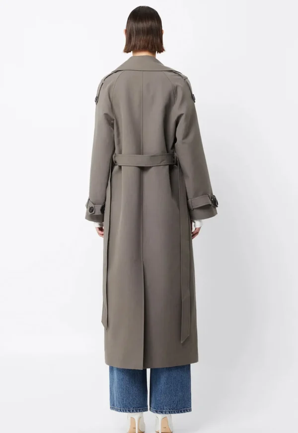 Online Franklin Trench Coat - Charcoal Women Coats