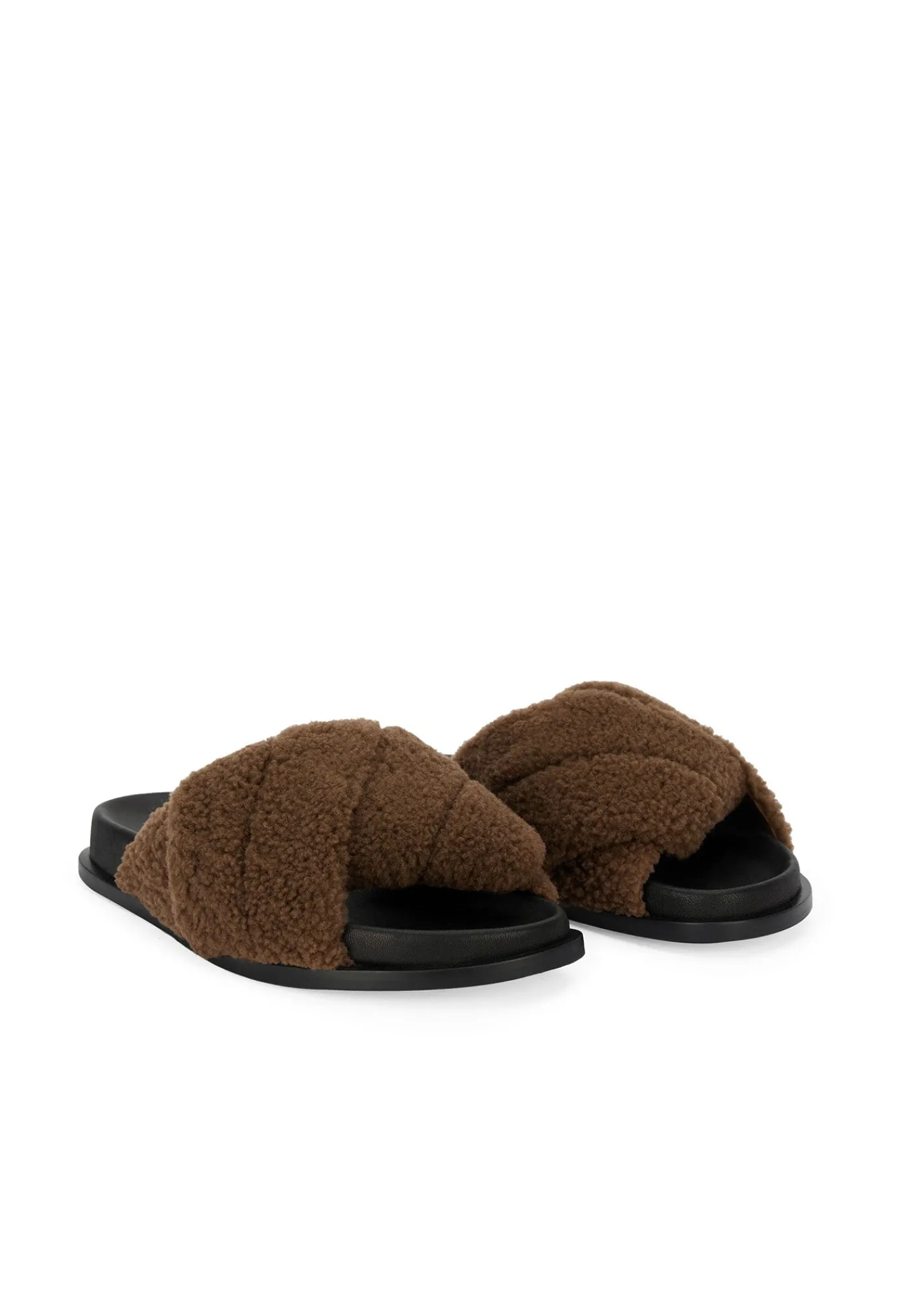 gansu_slide_shearling__bu_2.webp Best Gansu Slide Shearling - Burnt Toast Women Footwear | Slides & Sandals