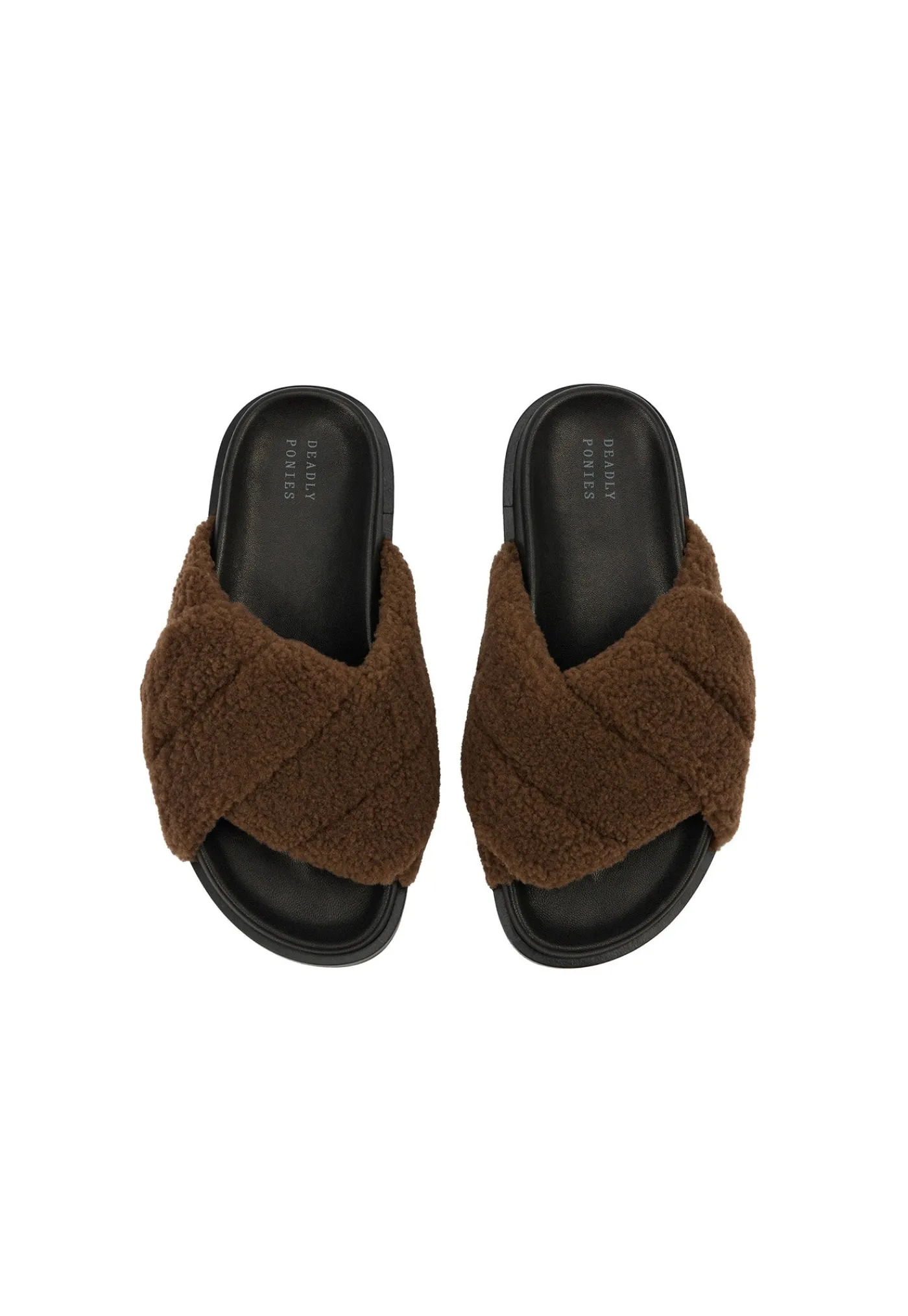 gansu_slide_shearling__bu_3.webp Best Gansu Slide Shearling - Burnt Toast Women Footwear | Slides & Sandals