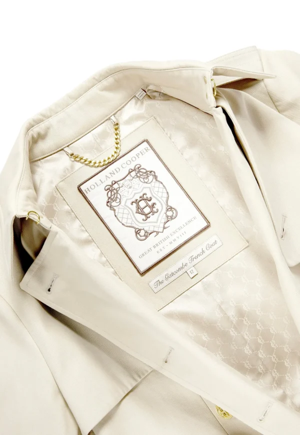 Outlet Gatcombe Full Length Trench Coat - Stone Women Coats