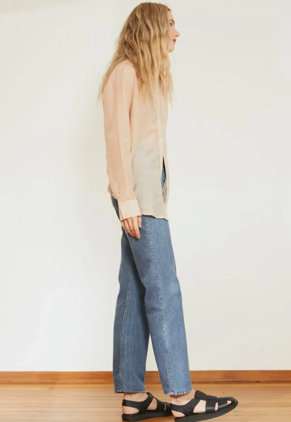 Online Gentleman Classic Shirt - Blush Liberty Women Tops & Tees