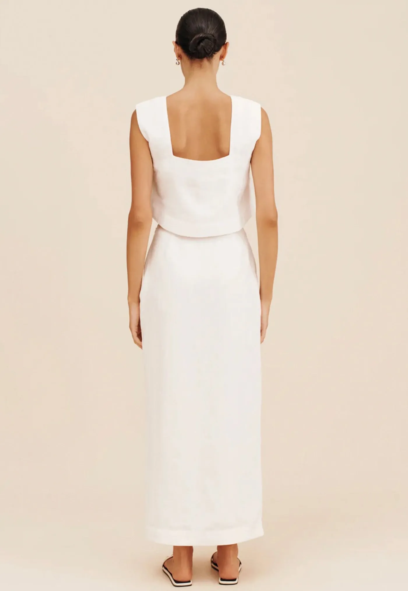 gigi_column_skirt__ivory_2.webp Online Gigi Column Skirt - Ivory Women Skirts