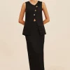 Fashion Gigi Pencil Skirt - Black Women Skirts