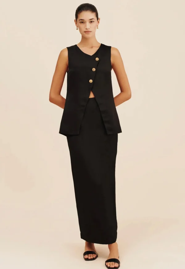 Fashion Gigi Pencil Skirt - Black Women Skirts