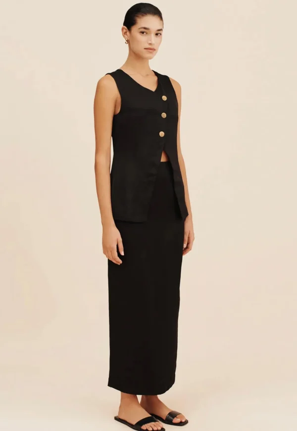 Fashion Gigi Pencil Skirt - Black Women Skirts